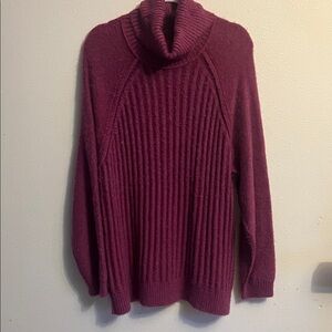 Free People Urban Outfitters  Medium NWOT Burgundy Sweater Tunic/Dress